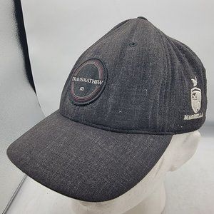Travis Mathew Marbella Boston Sidecar Fitted Hat L XL Black Casual Outdoors
